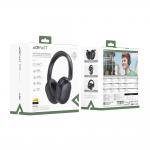 Casti wireless Acefast H12, ANC, Bluetooth 5.4, Autonomie 80h, 500mAh, Drivere 40mm, USB-C, Negru 7 - lerato.ro