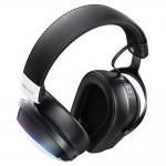 Casti gaming wireless Acefast H11, Drivere 50mm, Bluetooth 5.4, 2.4 GHz dongle, AUX. Microfon, Incarcare USB-C, 1000 mAh, Autonomie 70h, Iluminare RGB, Negru 4 - lerato.ro