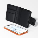 Husa universala din piele ecologica pentru pasaport Acefast S6, Localizare prin Apple Find My, Bluetooth, Baterie CR2032, Negru 7 - lerato.ro