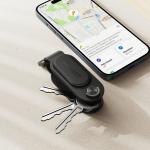 Dispozitiv anti pierdere Acefast S4 tip breloc, Autonomie 1 an, Compatibil cu Apple Find My, Bluetooth, Raza actiune 30m, Baterie CR2032, Negru 7 - lerato.ro