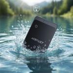 Dispozitiv anti pierdere Acefast S3 tip card, Bluetooth, Raza actiune 30m , Baterei 100mAh incarcabila 2ireless, Compatibil cu Apple Find My, Gri 9 - lerato.ro