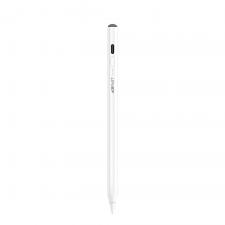 Stylus Pen capacitiv Acefast V2 compaticil cu tablete iPad, Fixare magnetica, Incarcare USB-C, 2 varfuri de schimb incluse, Alb