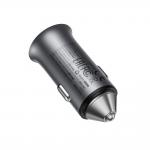 Incarcator auto Acefast B16, 1x USB-C, 1x USB-A, 95W, 3A, Gri 4 - lerato.ro