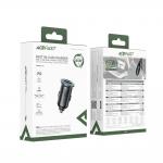 Incarcator auto Acefast B15, 1x USB-C, 1x USB-A, 65W, 3A, Fast Charging, Gri 8 - lerato.ro