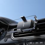 Suport auto Acefast D59, Air Vent Mount, Constructie metalica rezistenta, Protectie importriva vibratiilor, Gri 10 - lerato.ro