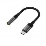 Adaptor audio Acefast J12, USB-C la Jack 3.5mm mama, Lungime 15cm, Negru 2 - lerato.ro