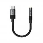 Adaptor audio Acefast J12, USB-C la Jack 3.5mm mama, Lungime 15cm, Negru 3 - lerato.ro