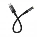 Adaptor audio Acefast J12, USB-C la Jack 3.5mm mama, Lungime 15cm, Negru 4 - lerato.ro