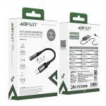 Adaptor audio Acefast J12, USB-C la Jack 3.5mm mama, Lungime 15cm, Negru 6 - lerato.ro