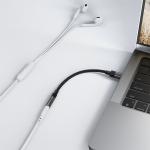 Adaptor audio Acefast J12, USB-C la Jack 3.5mm mama, Lungime 15cm, Negru 7 - lerato.ro