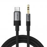 Adaptor audio Acefast J11, USB-C la Jack 3.5mm tata, Lungime 1m, Negru 2 - lerato.ro