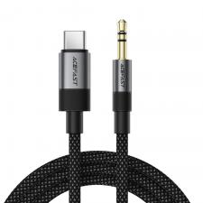 Adaptor audio Acefast J11, USB-C la Jack 3.5mm tata, Lungime 1m, Negru