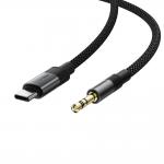 Adaptor audio Acefast J11, USB-C la Jack 3.5mm tata, Lungime 1m, Negru 5 - lerato.ro