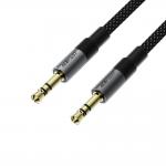 Cablu audio Acefast J10, 2xJack 3.5mm tata, Lungime 1m, Negru 3 - lerato.ro