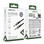 Cablu audio Acefast J10, 2xJack 3.5mm tata, Lungime 1m, Negru 6 - lerato.ro
