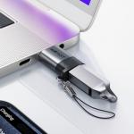 Adaptor USB-A la USB-C Acefast J8, 27W, 10 Gbps, Gri 7 - lerato.ro