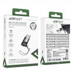 Adaptor USB-A la USB-C Acefast J8, 27W, 10 Gbps, Gri 8 - lerato.ro