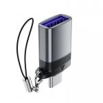 Adaptor USB-C tala la USB-A mama Acefast J7, 10 Gbps, Gri 2 - lerato.ro