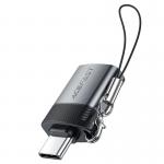 Adaptor USB-C tala la USB-A mama Acefast J7, 10 Gbps, Gri 3 - lerato.ro