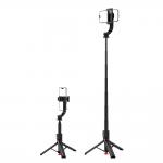 Selfie stick cu trepied Acefast E42, Brat telescopic, Lungime maxima 105cm, Telecomanda Bluetooth, Baterie CR1632, Negru 6 - lerato.ro