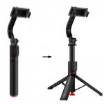 Selfie stick cu trepied Acefast E42, Brat telescopic, Lungime maxima 105cm, Telecomanda Bluetooth, Baterie CR1632, Negru 8 - lerato.ro