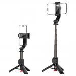 Selfie stick cu trepied Acefast E43 DESKPRO, Brat telescopic, Lungime maxima 63cm, Telecomanda Bluetooth, Baterie CR1632, Negru 6 - lerato.ro