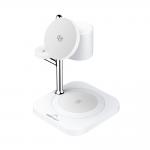Stand incarcare 4-in-1 Acefast E39, Compatibil cu MagSafe, Putere maxima 25W, 3A, Lampa de veghe integrata, Intrare USB-C, Alb 2 - lerato.ro