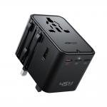 Adaptor retea Acefast Z8, 3x USB-C, 2x USB-A, 2500W, Compatibil cu prize EU/UK/US/AU, Negru 2 - lerato.ro