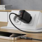 Incarcator retea Acefast A108, 67W, 3A, 2xUSB-C, 1x USB-A, Fast Charging, Negru 7 - lerato.ro