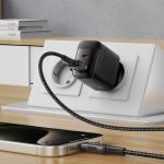 Incarcator retea Acefast A106, 45W, 3A, 1xUSB-C, 1x USB-A, Fast Charging, Negru 7 - lerato.ro