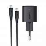 Incarcator retea Acefast A118, 30W, 3A, 1xUSB-C, Fast Charging, Cablu USB-C 1.2m inclus, Negru 4 - lerato.ro