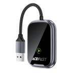 Adaptor wireless cefast QC1, Carplay si Androidm Auto, USB-A, Gri 2 - lerato.ro