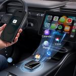 Adaptor wireless cefast QC1, Carplay si Androidm Auto, USB-A, Gri 6 - lerato.ro