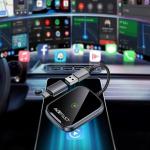 Adaptor wireless cefast QC1, Carplay si Androidm Auto, USB-A, Gri 7 - lerato.ro