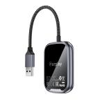 Adaptor wireless cefast QC1, Carplay si Androidm Auto, USB-A, Gri 8 - lerato.ro