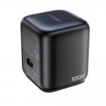 Incarcator retea Acefast Z10, 100W, 5A, 2xUSB-C, 1x USB-A, 1x Cablu USB-C, Fast Charging, Afisaj TFT, Negru 4 - lerato.ro