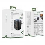 Incarcator retea Acefast Z10, 100W, 5A, 2xUSB-C, 1x USB-A, 1x Cablu USB-C, Fast Charging, Afisaj TFT, Negru 6 - lerato.ro