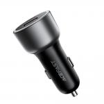 Incarcator auto Acefast B21, 1x USB-A, 1x USB-C, 75W, 3A, Fast Charging, Negru 5 - lerato.ro