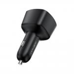 Incarcator auto Acefast B18, 1x USB-A, 2x USB-C, 200W, 5A, Fast Charging, Negru 4 - lerato.ro