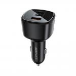 Incarcator auto Acefast B18, 1x USB-A, 2x USB-C, 200W, 5A, Fast Charging, Negru 5 - lerato.ro