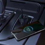 Incarcator auto Acefast B18, 1x USB-A, 2x USB-C, 200W, 5A, Fast Charging, Negru 8 - lerato.ro