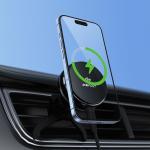 Suport auto Acefast D66, Air Vent Mount, Compatibil MagSafe, Incarcare Wireless 25W, USB-C, Negru 7 - lerato.ro