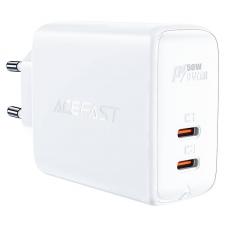 Incarcator retea Acefast PD50W GaN, 2xUSB-C, 50W, 3A, Alb