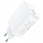 Incarcator retea Acefast PD50W GaN, 2xUSB-C, 50W, 3A, Alb 4 - lerato.ro