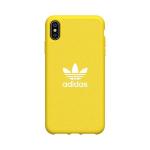 Carcasa Adidas Moulded Case Canvas compatibila cu iPhone XS Max, Galben 2 - lerato.ro