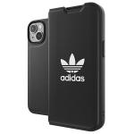Carcasa Adidas Oiginals Booklet Basic compatibila cu iPhone 13 / 14 / 15, Negru 9 - lerato.ro
