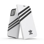 Carcasa Adidas Oiginals Booklet PU compatibila cu iPhone 12 Pro / 12, Alb 3 - lerato.ro