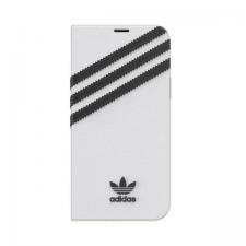 Carcasa Adidas Oiginals Booklet PU compatibila cu iPhone 12 Pro / 12, Alb