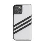 Carcasa Adidas Oiginals Booklet PU compatibila cu iPhone 12 Pro / 12, Alb 4 - lerato.ro