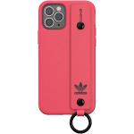 Carcasa Adidas Oiginals Hand Strap compatibila cu iPhone 12 Pro / 12, Roz 2 - lerato.ro